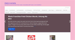 Desktop Screenshot of friedchickenjakarta.com